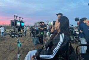Tazbah Chavez Instagram - block one of @rezdogsfx w/ some heroes. wish I could share more but too many good secrets 😏 — really blessed to work alongside this family for three years now. the hard work and care that our cast and crew bring every damn day of every damn season is incomparable. Thanks @sterlinharjo for these episodes you trusted me with, and thank you @ericajtremblay for writing a side-aching funny script that I hope I did justice for you ❤️ Josh & Mark, thank you being the dream time once again and growing me one episode at a time! 🍸
