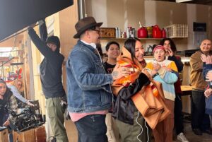 Tazbah Chavez Instagram - block one of @rezdogsfx w/ some heroes. wish I could share more but too many good secrets 😏 — really blessed to work alongside this family for three years now. the hard work and care that our cast and crew bring every damn day of every damn season is incomparable. Thanks @sterlinharjo for these episodes you trusted me with, and thank you @ericajtremblay for writing a side-aching funny script that I hope I did justice for you ❤️ Josh & Mark, thank you being the dream time once again and growing me one episode at a time! 🍸