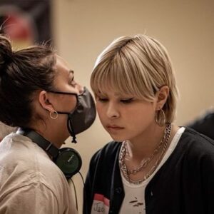 Tazbah Chavez Instagram - 🦖 🪶 this is late, but dinosaur ancestors teach us patience. @ericajtremblay thanks for writing such a funny episode. This was my first episode getting to work with all the Rez dogs and the bad guy gang and the aunties and the uncles all at once —  and it was a blast. Thanks to @ambermidthunder & @elishajohnpratt for making us all hyperventilate ✨ most of the shoot was spent holding our hands over our masks trying not to ruin a take with laughter. Love each and every one of the cast and crew that make our crazy ideas what they are. Thanks @sterlinharjo for it all 🦕