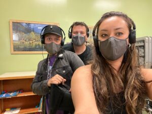 Tazbah Chavez Instagram - 🦖 🪶 this is late, but dinosaur ancestors teach us patience. @ericajtremblay thanks for writing such a funny episode. This was my first episode getting to work with all the Rez dogs and the bad guy gang and the aunties and the uncles all at once —  and it was a blast. Thanks to @ambermidthunder & @elishajohnpratt for making us all hyperventilate ✨ most of the shoot was spent holding our hands over our masks trying not to ruin a take with laughter. Love each and every one of the cast and crew that make our crazy ideas what they are. Thanks @sterlinharjo for it all 🦕