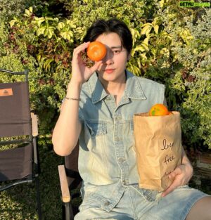 Techit Panyanarapon Instagram - 🍊🌳
