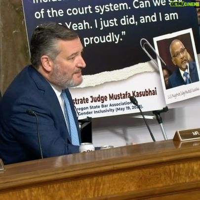 Ted Cruz - 25K Likes - Biden’s nominee for the District of Oregon, Mustafa Taher Kasubhai, is a radical Marxist.
He is quoted as saying “DEI is the heart and soul of the court system.”
He also argued that America needed to integrate Marxism in a “creative struggle” towards “redefining property.”
This is who President Biden wants to give life tenure to.