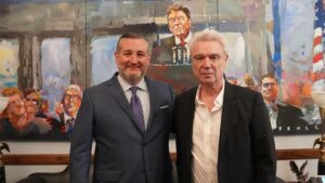 Ted Cruz Instagram - Once in a lifetime opportunity meeting David Byrne of the Talking Heads. 

We had a great conversation about royalties for musicians.