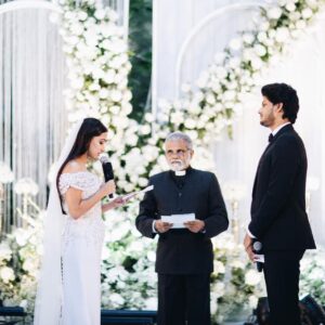 Teena Vellara Instagram - Wedding of my dreams .
.
.
Shot by the incomparable @claudeloren ❤️