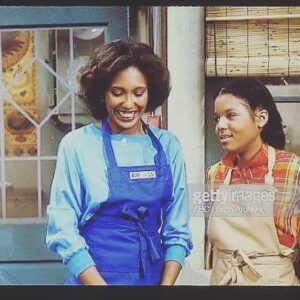 Telma Hopkins Instagram - TBT A New Kind of Family with a very young Janet Jackson. I was too! Lol!@telma_hopkins  @janetjackson