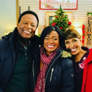 Telma Hopkins Instagram - With our " daughter ", the beautiful Tatiana Ali! The Christmas Hotel..tomorrow on 
Lifetime!