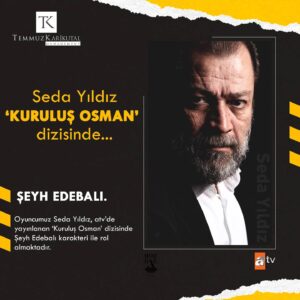 Temmuz Karikutal Instagram - Oyuncumuz #SedaYıldız'ın #ŞeyhEdebali karakterine hayat verdiği #KuruluşOsman şimdi atv'de... İyi seyirler...

@atvturkiye @kurulusdizisi @kurulusosman @bozdagfilm