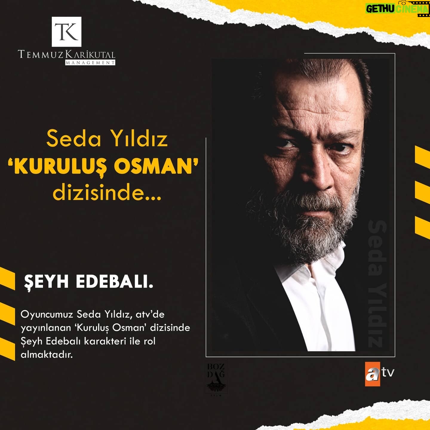 Temmuz Karikutal - 1.2K Likes - Oyuncumuz #SedaYıldız'ın #ŞeyhEdebali karakterine hayat verdiği #KuruluşOsman şimdi atv'de... İyi seyirler...
@atvturkiye @kurulusdizisi @kurulusosman @bozdagfilm
