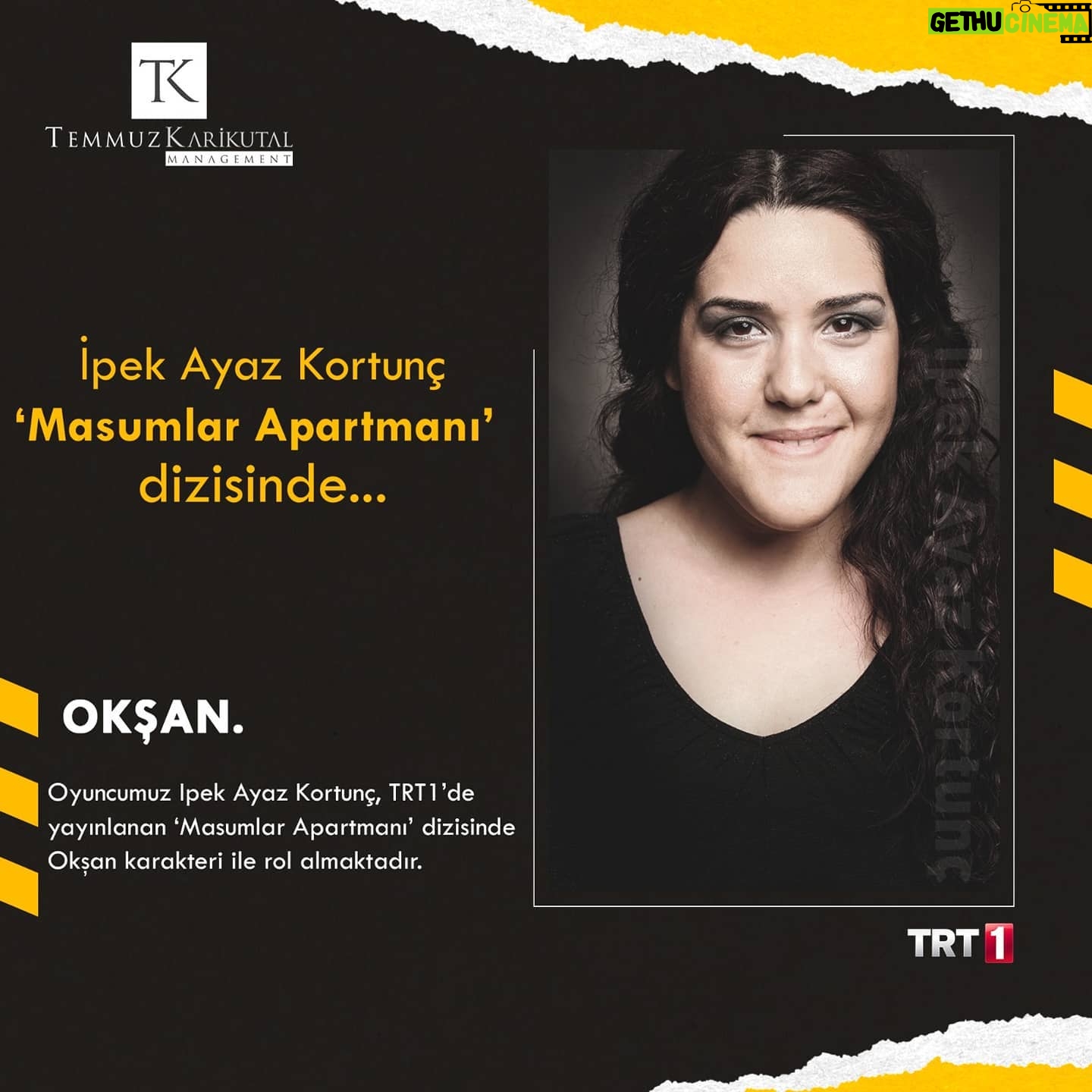 Temmuz Karikutal - 1K Likes - Oyuncumuz #İpekAyazKortunç'un #Okşan karakterine hayat verdiği #MasumlarApartmanı yeni bölümüyle @TRT1'de...
@masumlarapartmani @ipekayko