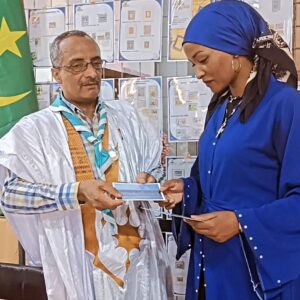 Tenou Khilouli Instagram - من الصالون الافريقي للطوابع البريدية الطبعة الاولى دولة موريتانيا