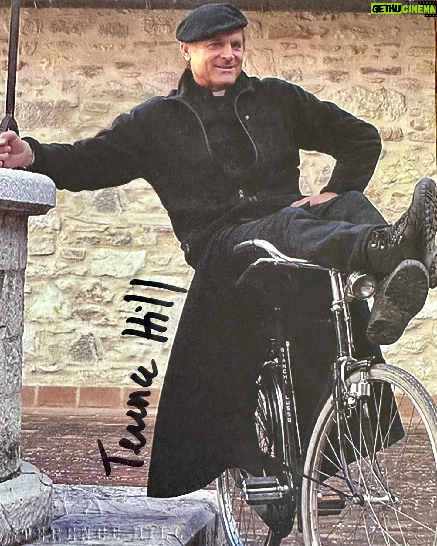Terence Hill - 8.8K Likes - Hi friends! Because of all these questions. The autographs are signed by me, it’s not a print. Have fun, yours Terence