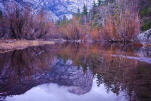 Teresa Daley Instagram - 巨石聖地的祈福之春。

優勝美地在米沃原住民的稱呼中是”Ahwahnee”意為：張開的大嘴。

走在古老的山谷裡，萬物有靈。
我思考著樹林、石頭與我的相對關係；身為人類的我，所能擁有的歲月、能發出的振動頻率，對他們而言只是轉瞬即逝。

在靈魂的年輪裡，想盡量留下愉悅的痕跡。

#griiix #ricohgr3 #ricoh
#yosemite #awahnee #magicvibes #mirrolake #forest