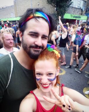 Tereza Těžká Instagram - Brighton pride 2018...chybí mi cestování, volnost a možnosti ... už se těším, až se to vrátí ❤️💛💚💙💜🖤
#brighton #brightonpride #england #gb #greatbritain #travel #trip