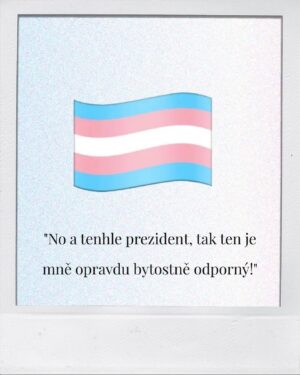 Tereza Těžká Instagram - „No a tihleti transgender, tak ty jsou mně opravdu bytostně odporní,“ prohlásil v Partii Terezie Tománkové včera prezident naši republiky spolu s dalšími netolerantními a znevažujícími poznámkami na LGBT komunitu, hnutí MeToo a feministky… místo abychom společně vytvářeli místo, kde se každý bude cítit přijímán a bezpečně, zemi tolerantní ke všem lidem a menšinám, máme v čele státu tohoto milého pána, který pokaždé když otevře ústa, pronese nějakou věc, při které zůstane rozum stát… 
#lgbt #transgender #metoo #feminism #czech #miloszeman