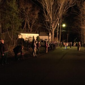 Tess Gerritsen Instagram - A crowd shows up to watch us film the spectacular climax for our horror film Island Zero. With thanks to our local fire dept for keeping it safe!