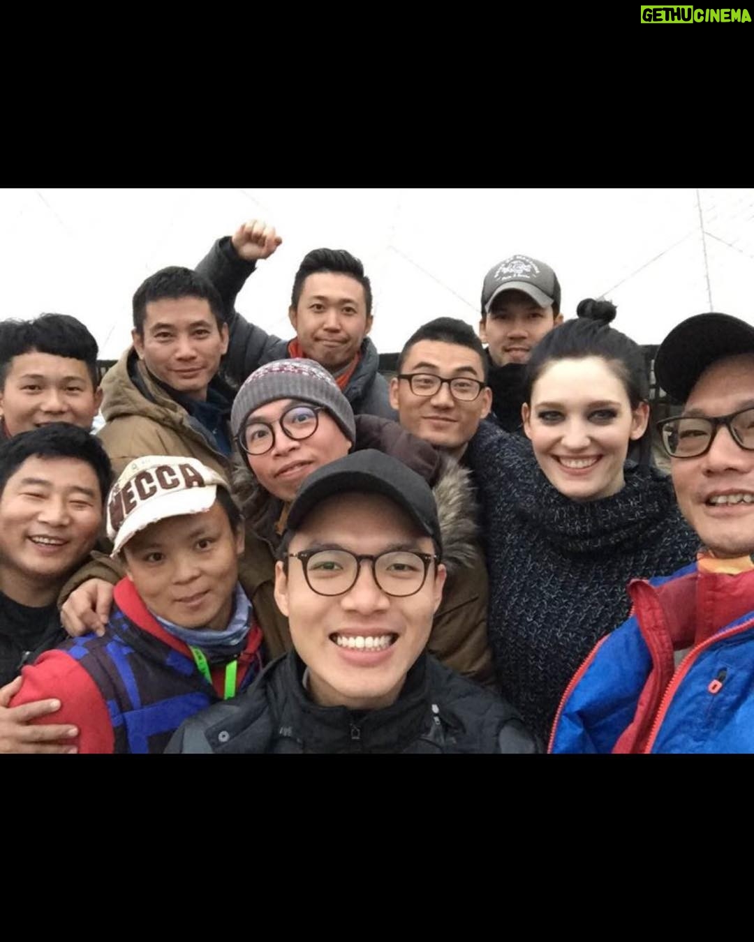 Tess Haubrich - 93 Likes - Last day on set of#Bleedingsteel. Such an amazing shoot!! Missing my Beijing family 😘
