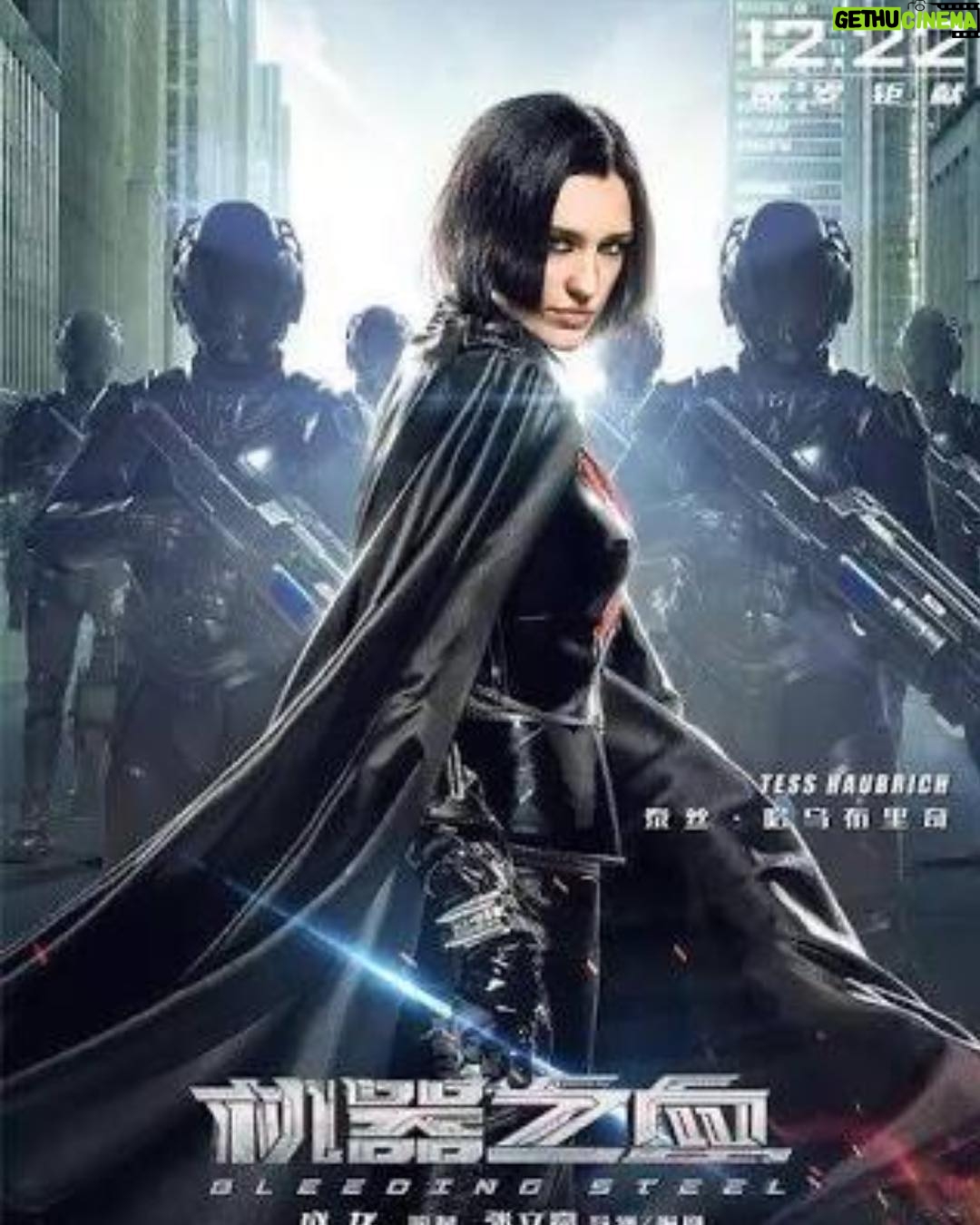 Tess Haubrich - 405 Likes - Bleeding Steel in cinemas soon... link to trailer in bio #jackiechan #bleedingsteel #action #incinemassoon