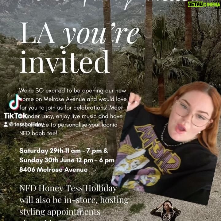 Tess Holliday - 3 Likes - My bday is a week away!! Come celebrate early with me TOMORROW at @neverfullydressed new store on Melrose!! I will be there from 1-3pm & it’s a free event, so are my hugs! Can’t wait to see y’all there! If you don’t show up I’ll cry ♋️💞🫶👯♀️💅🏻🌴 #cancerseason #cancerseason♋️ #neverfullydressed #explore #losangeles