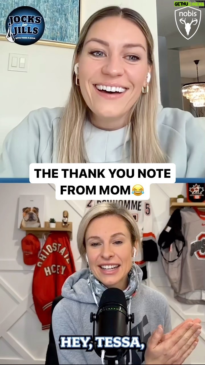 Tessa Bonhomme - 1.1K Likes - Imagine your mom getting your bra in the mail after a college visit. 😂 Episode 4 with Natalie Spooner is live now!