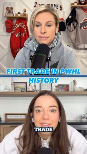 Tessa Bonhomme Instagram - 🚨Breaking down the first trade in PWHL history. With a little behind the scenes scoop. 👀 Full Episode 4 is available now!