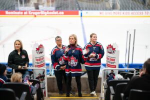 Tessa Bonhomme Instagram - Earlier this month, I had the privilege of attending the @KrugerBigAssist Hockey Day event where we celebrated the return of the #KrugerBigAssist program. This is a fantastic initiative that helps make hockey more accessible and inclusive for families, so all kids can play Canada’s game.
I loved meeting so many youth players and sharing the importance of assists, both on and off the ice. Thanks to everyone for coming out!

Through the Kruger Big Assist, Canadians can nominate a minor hockey association for their chance to receive $100,000! Nominate a minor hockey association at KrugerBigAssist.ca!