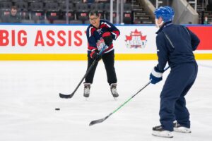 Tessa Bonhomme Instagram - Earlier this month, I had the privilege of attending the @KrugerBigAssist Hockey Day event where we celebrated the return of the #KrugerBigAssist program. This is a fantastic initiative that helps make hockey more accessible and inclusive for families, so all kids can play Canada’s game.
I loved meeting so many youth players and sharing the importance of assists, both on and off the ice. Thanks to everyone for coming out!

Through the Kruger Big Assist, Canadians can nominate a minor hockey association for their chance to receive $100,000! Nominate a minor hockey association at KrugerBigAssist.ca!