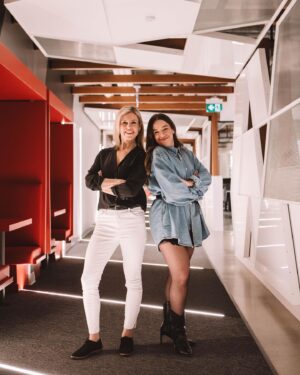 Tessa Bonhomme Instagram - Thanks to everyone who came out to our @jocksinjills launch party and especially to the sponsors who made it possible. 🥳 Reminder our first TWO episodes are live NOW! 
🪽@redbull provided the space and more support than we can begin to thank them for
🍕 incredible food provided by the wonderful @sanremobakery 
🍻 drinks provided by @molsoncanadian
📸 photos by the lovely @sarahholmanphoto