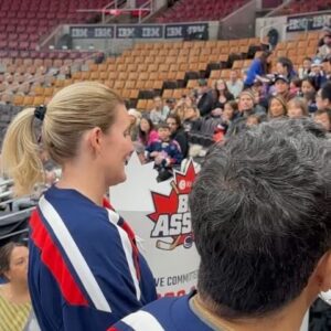 Tessa Bonhomme Instagram - Earlier this month, I had the privilege of attending the @KrugerBigAssist Hockey Day event where we celebrated the return of the #KrugerBigAssist program. This is a fantastic initiative that helps make hockey more accessible and inclusive for families, so all kids can play Canada’s game.
I loved meeting so many youth players and sharing the importance of assists, both on and off the ice. Thanks to everyone for coming out!

Through the Kruger Big Assist, Canadians can nominate a minor hockey association for their chance to receive $100,000! Nominate a minor hockey association at KrugerBigAssist.ca!