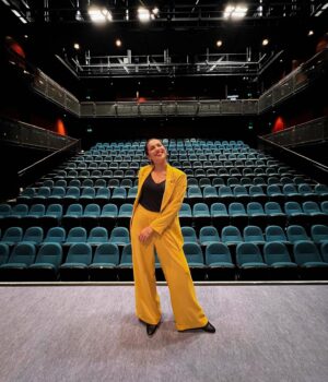 Tessa Rao Instagram - Still pinching myself to have performed on this stage, with a company I’ve admired for so long, alongside such a talented, supportive team. And don’t get me started on that mustard suit 🫠 Grateful beyond words - Bring on tour 😎✈️