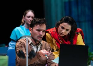 Tessa Rao Instagram - 25 people on stage, only 3 have read the script and you’re looking at ‘em ⬆️

“Dirty Work: An Ode to Joy” by the one and only @indianinktheatrecompany is on at @qtheatre till 2nd of July, before we head off on our National tour ✈️ Come see us at the office 📥