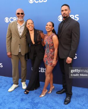 Tetona Jackson Instagram - Last night was nothing short of amazing. Thank you @cbstvstudios & @cbstv for such a beautiful event, and a night to remember. And thank you to my incredible glam squad for getting me right 🫶🏾

Make up: @makeupbyhendra 
Hair: @beautyxsophierose 
Styling: @ericowes
Dress : @onalajaofficial
