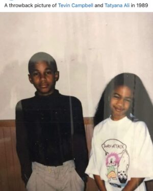 Tevin Campbell Instagram - Awwwwwhhh 😍😍 @tatyanaali This is us on the set of “Wally and the Valentines” with Audrey Meadows, @siedahgarrett, @cindyaherron and William Ragsdale. Way before the Fresh Prince of Bel Air ep and before I recorded any music.