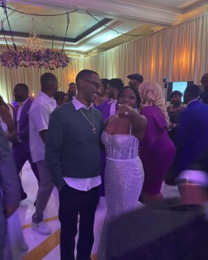 Tevin Campbell Instagram - Me and Mrs. Lewis. Congratulations @naturi4real!! Congratulations Mr. Lewis!!! Many of you may not know this but Naturi and I were on Broadway playing siblings in the show Hairspray years ago. Love this talented young lady so much and so happy for her!!!! #iloveweddings #canwegetmarried #toomuchwine2nite #goodtimes