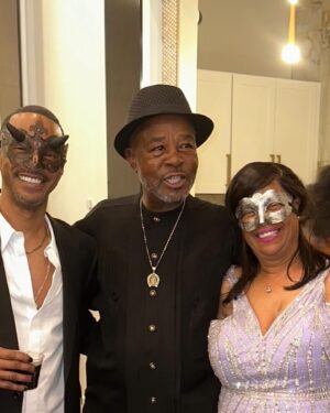 Tevin Campbell Instagram - HAPPY 70th BIRTHDAY MAMA!!! Love you much! Enjoy your blessed day!! #70 #masquerade #familyandfriends #momsbirthday #party #greatfood