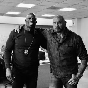 Thaddeus Bullard Instagram - Thanks to my brother @davebautista and the rest of the #Traphousemovie Cast, Crew and producers for allowing me to be a small part in this Great film project. 🎬🎞️