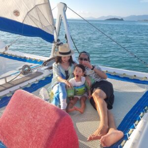 Thanakorn Chinakul Instagram - Welcome to Samui☀️🌊

#vickeysailingcatamarankohsamui