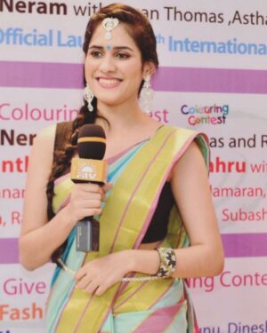 Thasha Krishnakumar Instagram - Where it all began… Believe in your dreams♥️♥️♥️

#host #agendatv