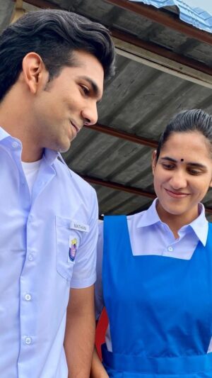 Thasha Krishnakumar Instagram - MADHAN ♥️ ANGELINE  #magarantham #astroseries
