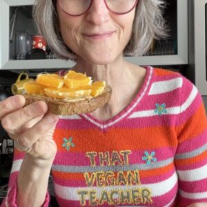 That Vegan Teacher Instagram - Who needs dessert when you can have peanut butter toast with oranges?!🍊