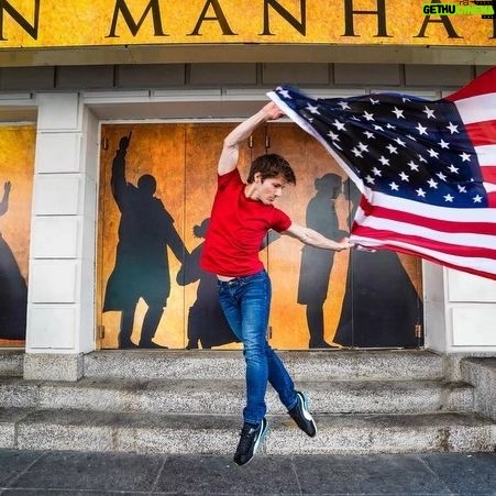 Thayne Jasperson - 10.8K Likes - ⭐️As we celebrate freedom and independence this month 🇺🇸 Can you believe we’ve been on Broadway for 4 years?! O. G.
#SeaburysFreeThoughts #BetsyRossFlagFlyin #SeaburyCrossedOver #ThroughBlackoutsAndAll #Hamilton #Broadway