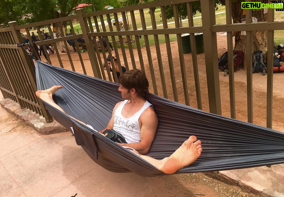 Thayne Jasperson - 10K Likes - This is how I lounge in hammocks 🧘🏻♂️ #TheSpreadEagle🦅 #NameThatMusical #SeaburysFreeThoughts