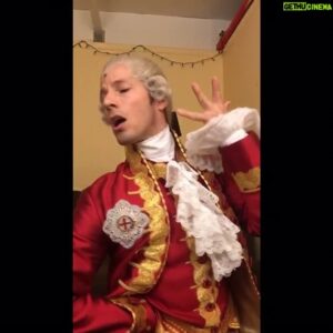 Thayne Jasperson Instagram - All my single Georgie’s...🎤 in lieu of King George lll birthday yesterday🎉 I got a lil frisky.  #KingGeorge #Hamilton
#SeaburysFreeThoughts #BroadwayLife @hamiltonmusical