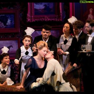 Thayne Jasperson Instagram - One of my favorite roles ever..Porthos in Finding Neverland 🐶 How could I miss #NationalDogDay #SeaburysFreeThoughts #FaceLickin #Broadway