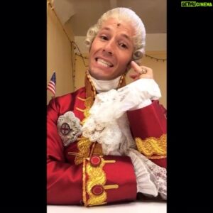 Thayne Jasperson Instagram - King all week @hamiltonmusical 👑  Seabury finally made it #KingThayne #DoYouKnowHowHardItIsToLead? #SeaburysFreeThoughts #Hamilton #KingGeorgelll #Broadway life