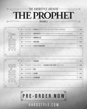 The Prophet Instagram - HERE IT IS, I proudly present to you the 𝗛𝗔𝗥𝗗𝗦𝗧𝗬𝗟𝗘 𝗔𝗥𝗖𝗛𝗜𝗩𝗘𝗦 𝗩𝗜𝗡𝗬𝗟 𝗖𝗢𝗟𝗟𝗘𝗖𝗧𝗜𝗢𝗡! 💿 This three-vinyl collection features my hardstyle hits from 2004 to 2024. Head over to Hardstyle.com now and pre-order by clicking the link in my bio. Please note that there are limited units available, and I will personally sign all pre-orders!