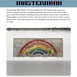 Theaster Gates Instagram - @mastermind.magazine 
@gagosian
