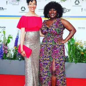 Thelma Buabeng Instagram - ✨️✨️✨️What a night✨️✨️✨️
Thanx to @filmpreis for having me and @jasminshakeri thank you for your amazing, funny and yet political moderation.
👏🏿💯

Congratulations to all the nominees and winners of the night 👏🏿💯

Styling: @beagystyle 🙏🏿💯
Earrings: @swarovski @karlaotto 🙏🏿💯

#filmpreis #award #representationmatters #Diversitymatters #lookingfabulous 
🖤✨️👸🏿✨️🖤