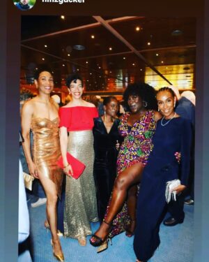 Thelma Buabeng Instagram - ✨️✨️✨️What a night✨️✨️✨️
Thanx to @filmpreis for having me and @jasminshakeri thank you for your amazing, funny and yet political moderation.
👏🏿💯

Congratulations to all the nominees and winners of the night 👏🏿💯

Styling: @beagystyle 🙏🏿💯
Earrings: @swarovski @karlaotto 🙏🏿💯

#filmpreis #award #representationmatters #Diversitymatters #lookingfabulous 
🖤✨️👸🏿✨️🖤