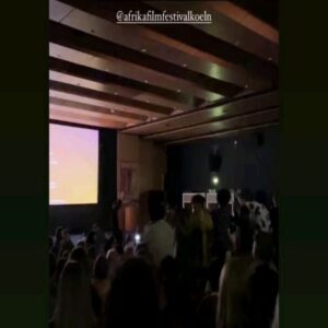 Thelma Buabeng Instagram - I am still overwhelmed and so grateful for @afrikafilmfestivalkoeln and our screening of @clashingdifferences

It was my first time watching our movie with audience and their reactions went beyond my imagination and I really mean beyond. 🖤🙏🏿🖤
 
Thanx to everyone @afrikafilmfestivalkoeln for taking so good care of us at your wonderful festival.

WE WON THE AUDIENCE AWARD. 🖤💃🏿🖤

THANK YOU SO MUCH 🖤🙏🏿🖤

Jollof Tshirt @afayo.thelabel 🖤🙏🏿🖤

#afrikafilmfestivalköln #clashingdifferences #wewon #audienceaward #thankyou 
🖤🖤🖤🖤🖤🖤🖤🖤🖤🖤🖤🖤