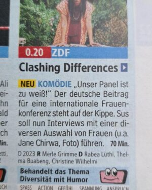 Thelma Buabeng Instagram - I am still overwhelmed and so grateful for @afrikafilmfestivalkoeln and our screening of @clashingdifferences

It was my first time watching our movie with audience and their reactions went beyond my imagination and I really mean beyond. 🖤🙏🏿🖤
 
Thanx to everyone @afrikafilmfestivalkoeln for taking so good care of us at your wonderful festival.

WE WON THE AUDIENCE AWARD. 🖤💃🏿🖤

THANK YOU SO MUCH 🖤🙏🏿🖤

Jollof Tshirt @afayo.thelabel 🖤🙏🏿🖤

#afrikafilmfestivalköln #clashingdifferences #wewon #audienceaward #thankyou 
🖤🖤🖤🖤🖤🖤🖤🖤🖤🖤🖤🖤